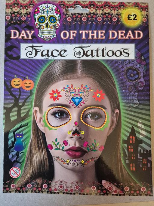  — new Day Of The Dead Face Tattoos