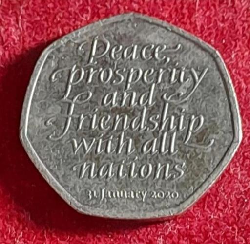  — BREXIT "PROSPERITY & PEACE" COIN