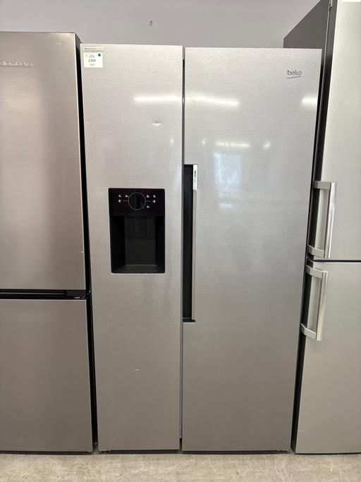  — (955) BEKO PLUMBED AMERICAN FRIDGE FREEZER
