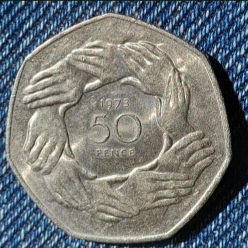  — "RING OF HANDS" 50p COIN