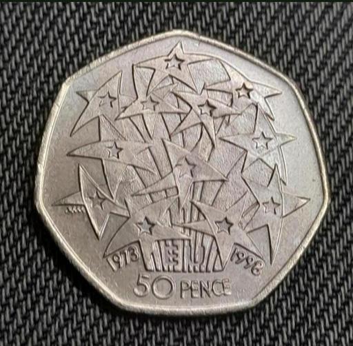  — STARBURST EU 50p COIN