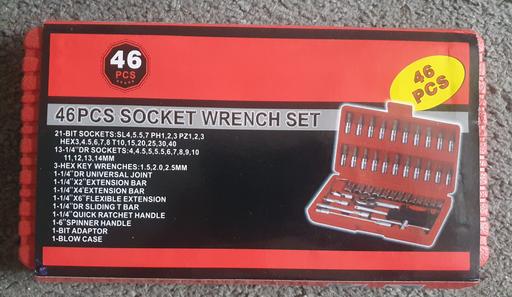  — 46 Piece Socket Set in Case