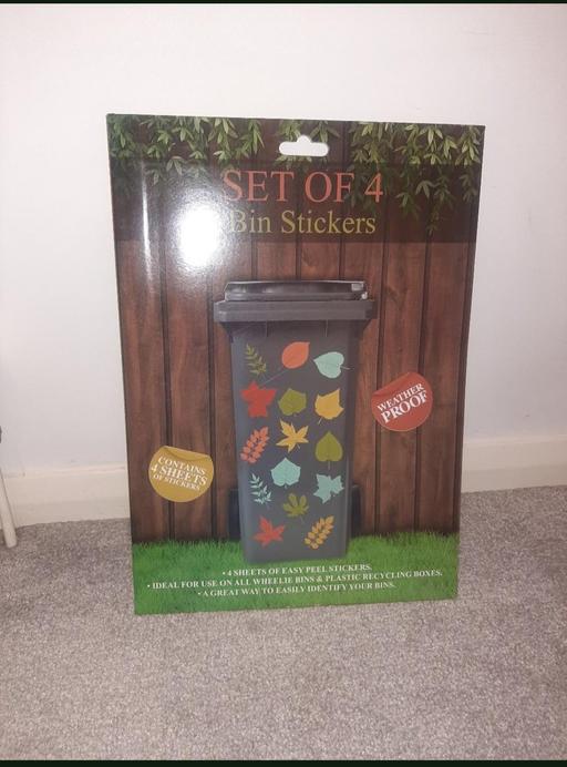  — New bin stickers £1 each pack