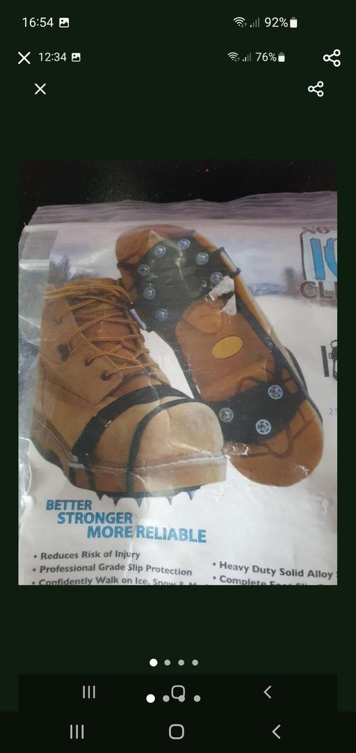  — ice grips/cleats NEW