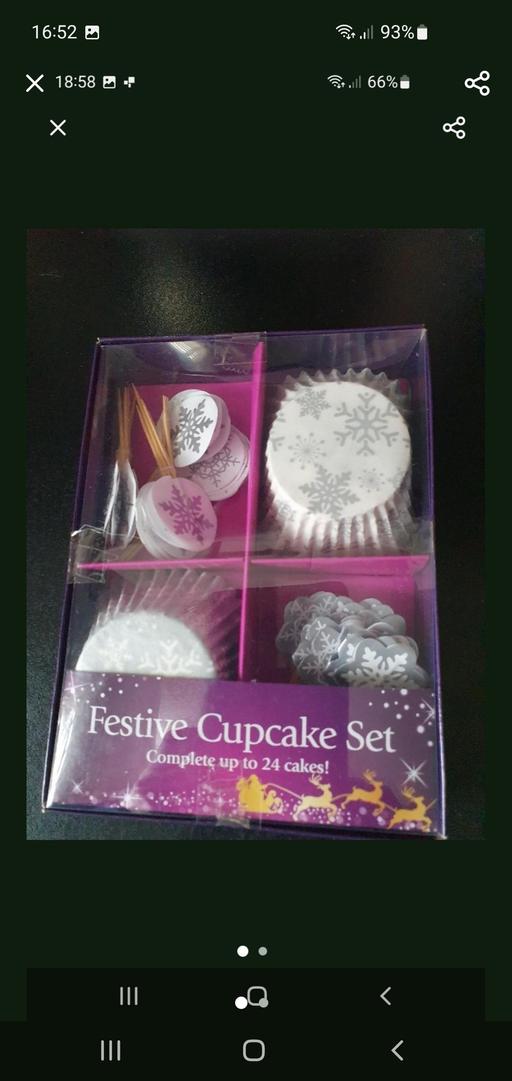  — Xmas festive cupcake set NEW