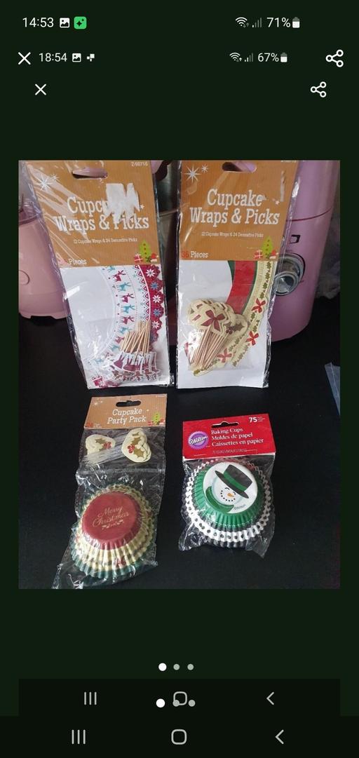  — Xmas cupcake accessories bundle NEW