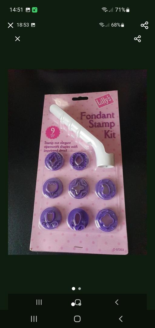  — fondant/icing stamp kit NEW
