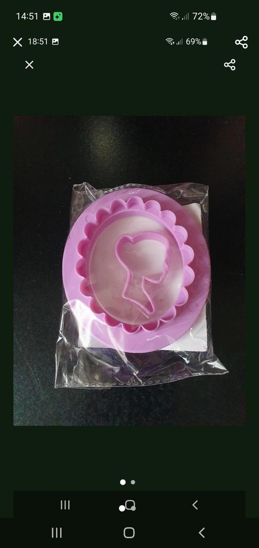  — cameo cake/biscuit cutters NEW