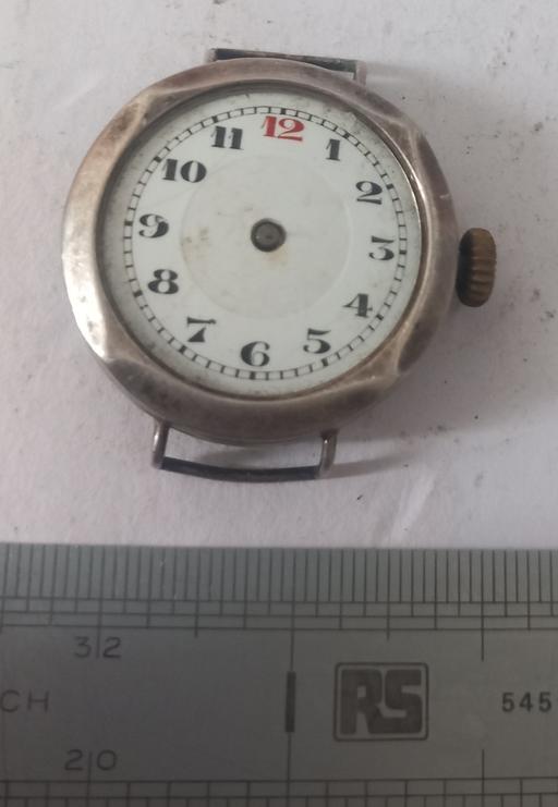  — Antique Silver WWI Trench Watch Head