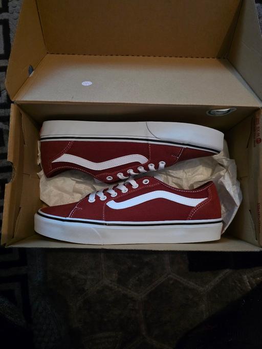  — Vans Filmore Decon Red Low Canvas Size UK8