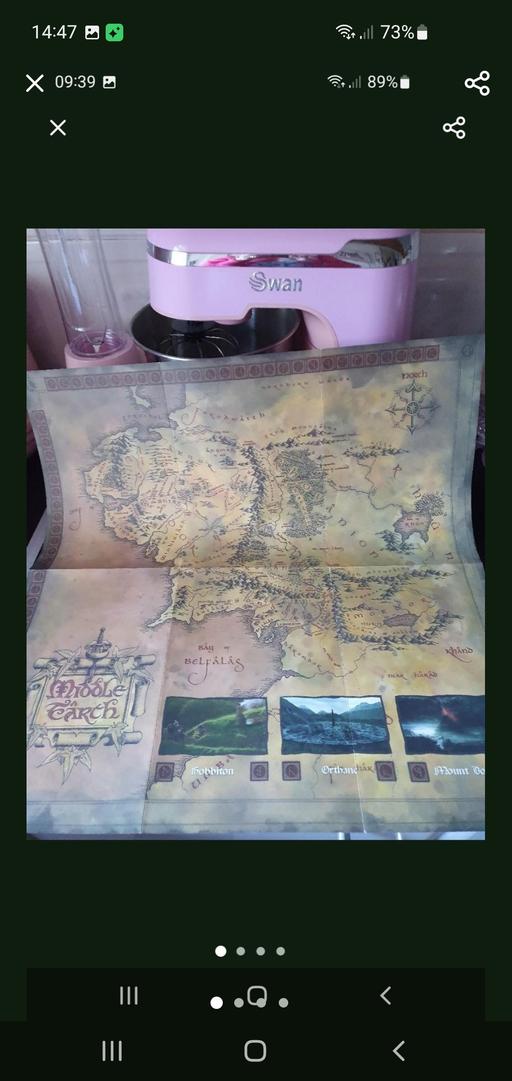  — lord of the rings collectors map