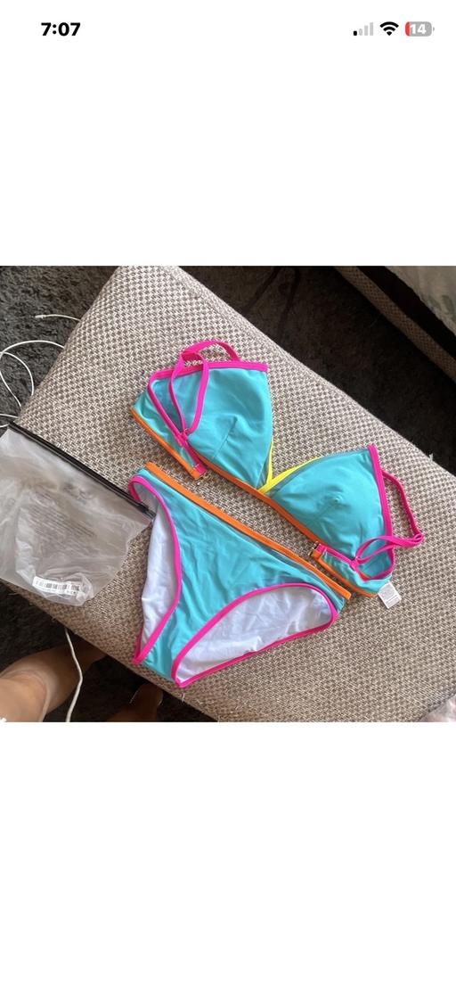  — Ladies shein turquoise biking uk medium