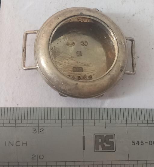  — Antique WWI Sterling Silver Trench Watch case