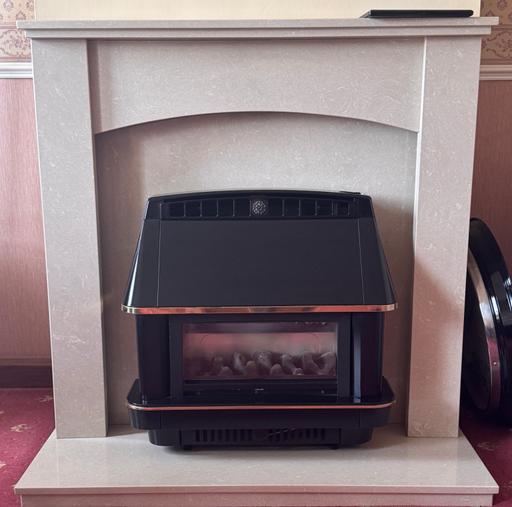  — Marble  fireplace hearth