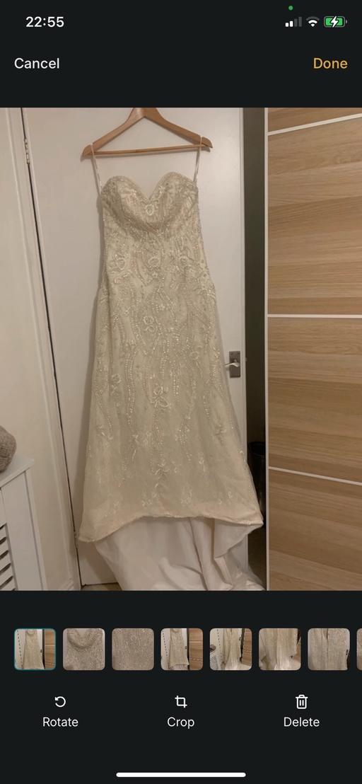  — Maggie Sottero Swarovski wedding dress size 8