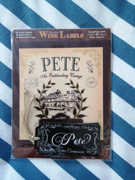  — Wine Labels   (Pete)