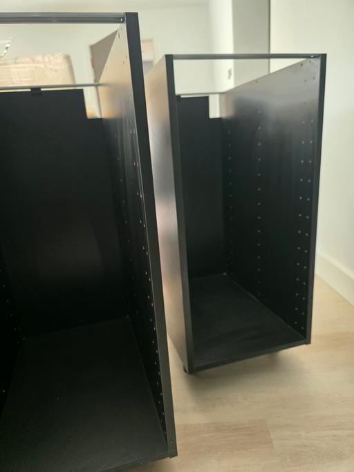  — Standard black IKEA kitchen units.( 2  in Num