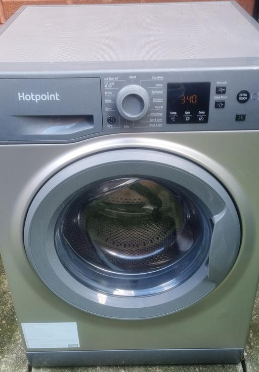  — hotpoint grey washing machine