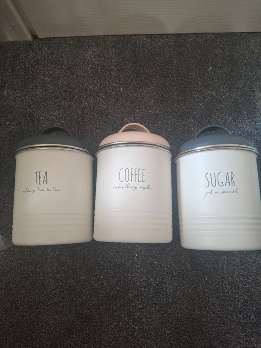  — tea coffee sugar tins