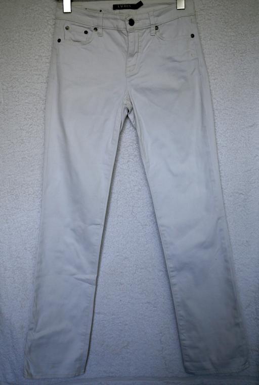  — Ralph Lauren white stretch jeans size 8-10