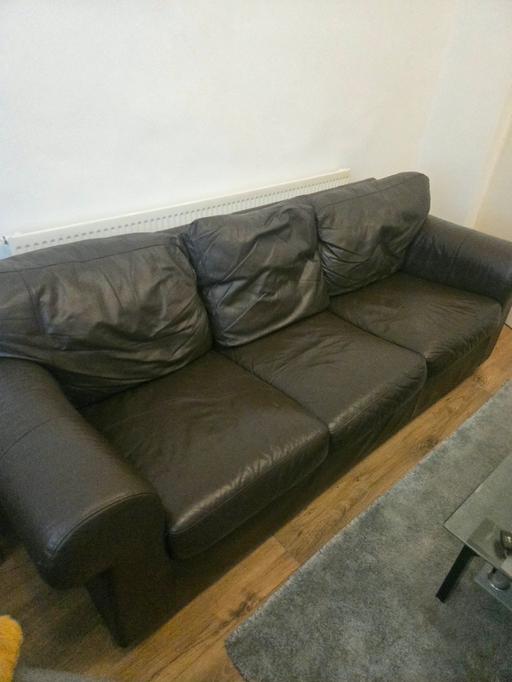  — Leather sofa