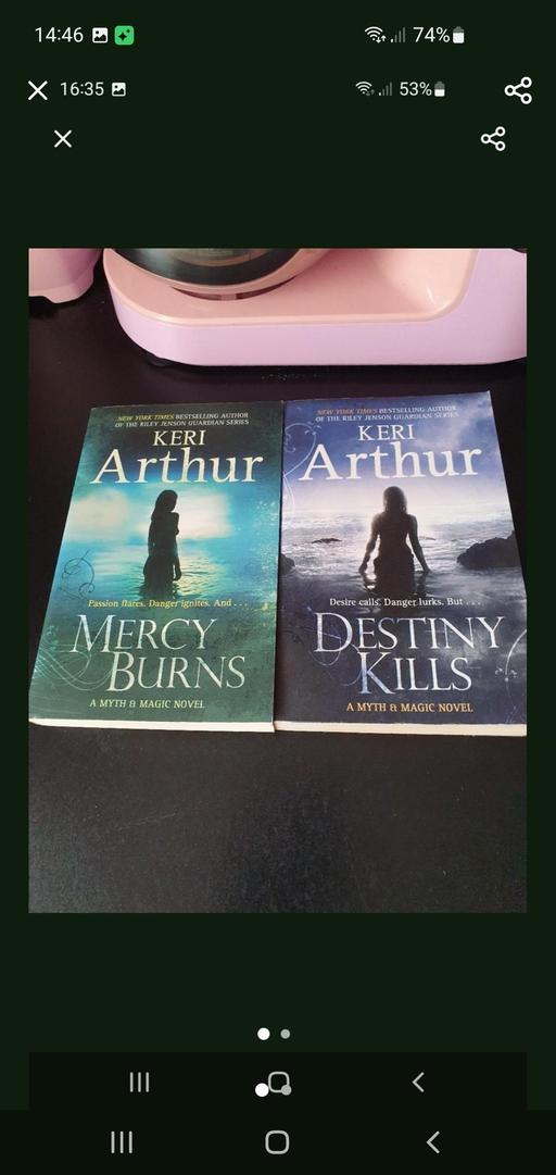  — books x 2 KERI ARTHUR
