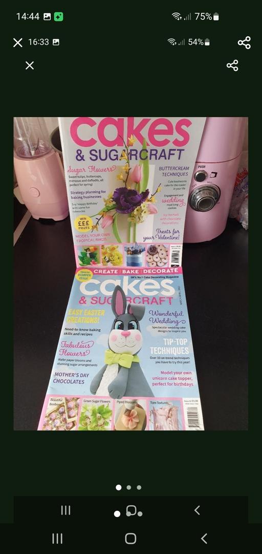  — cakes and sugarcraft magazines x 2