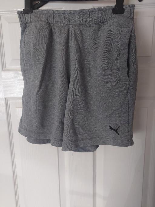  — Mens grey puma shorts size M