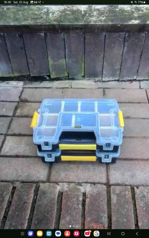  — Stanley boxes x 2