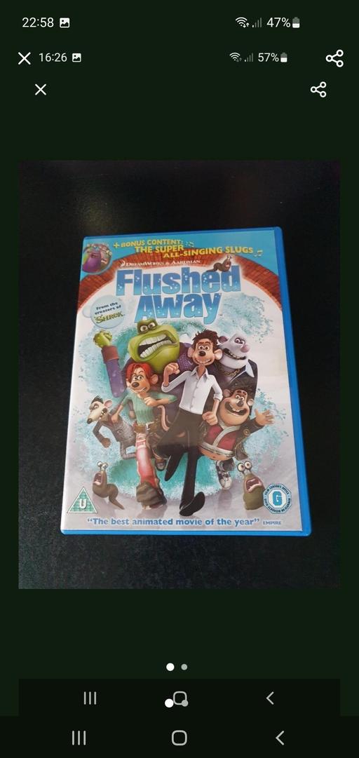  — flushed away dvd