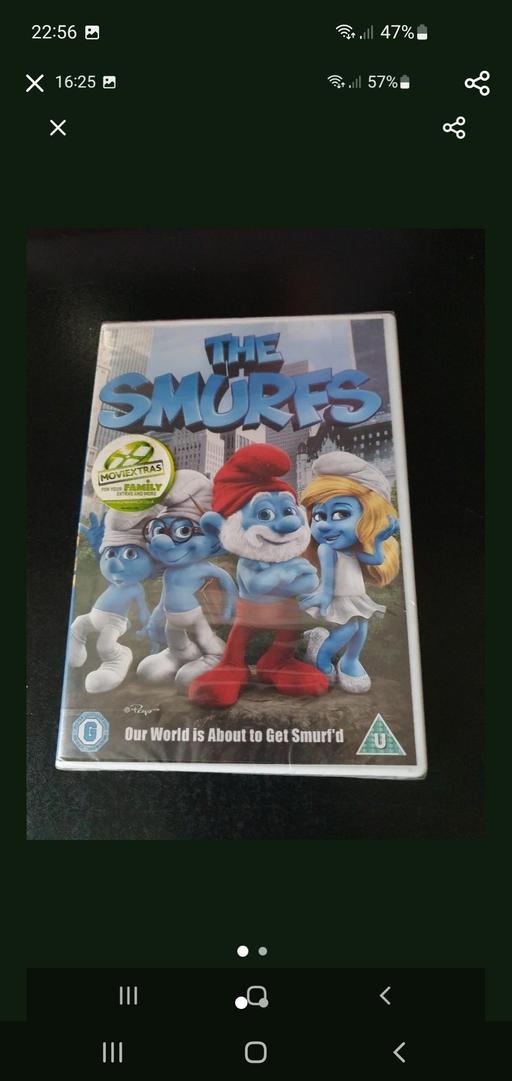  — the Smurfs dvd NEW
