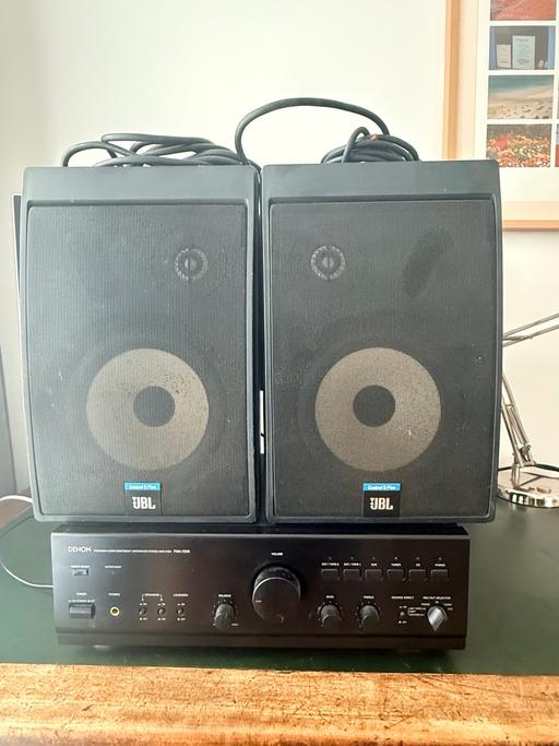  — 🔊 JBL Control 5 Plus Speaker+ Demon Amplifier