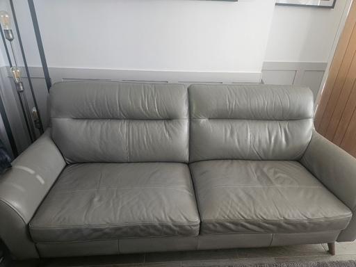  — 2 & 3 seater leather sofa