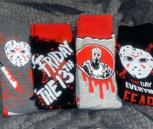  — Friday the 13th socks
