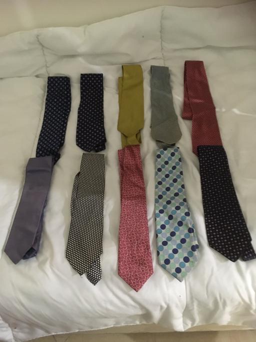  — Ten silk ties