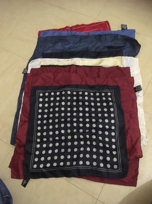  — Ten silk hankies