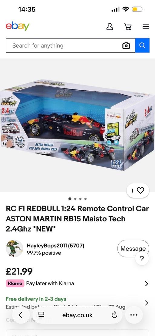  — New! Remote control car