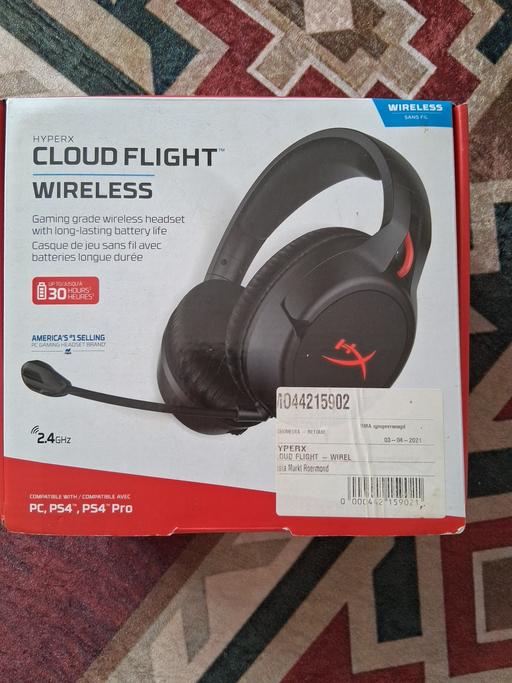  — HyperX Cloud Flight Wireless Gaming Headset