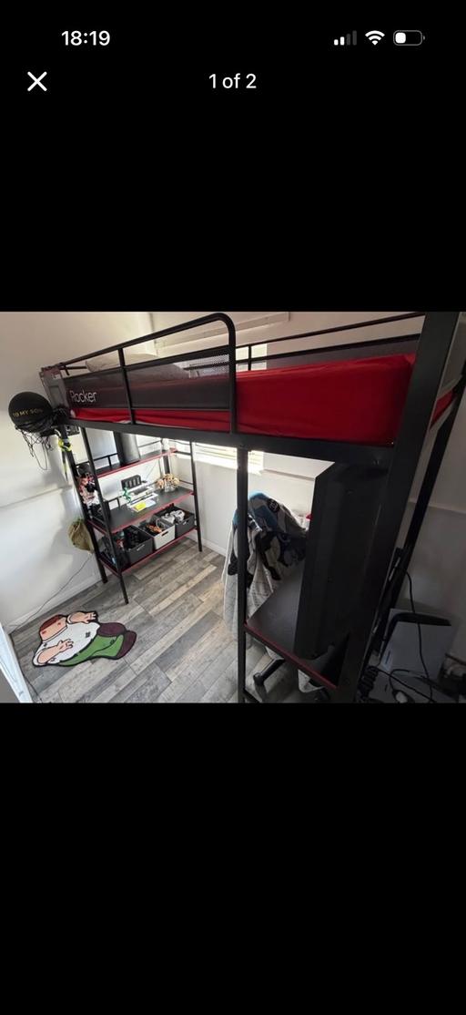  — High rise bed