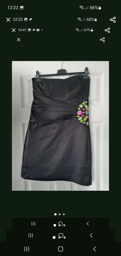  — ladies strapless dress NEW