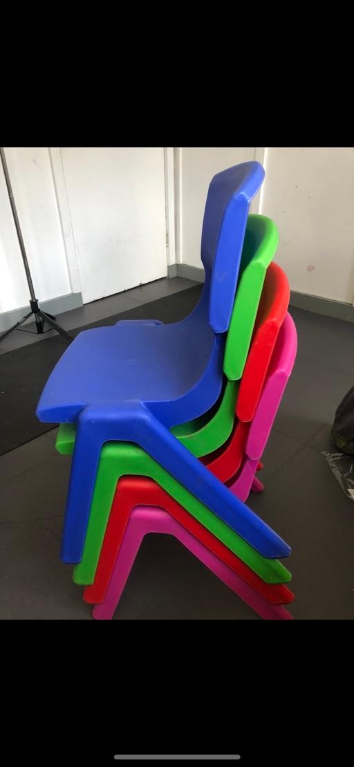  — Stackable kids plastic chairs