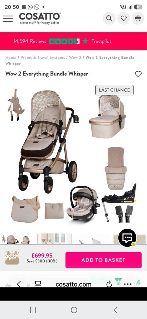  — complete cosatto travel system