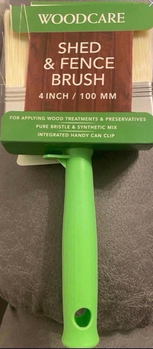  — Shed or fence paint brush