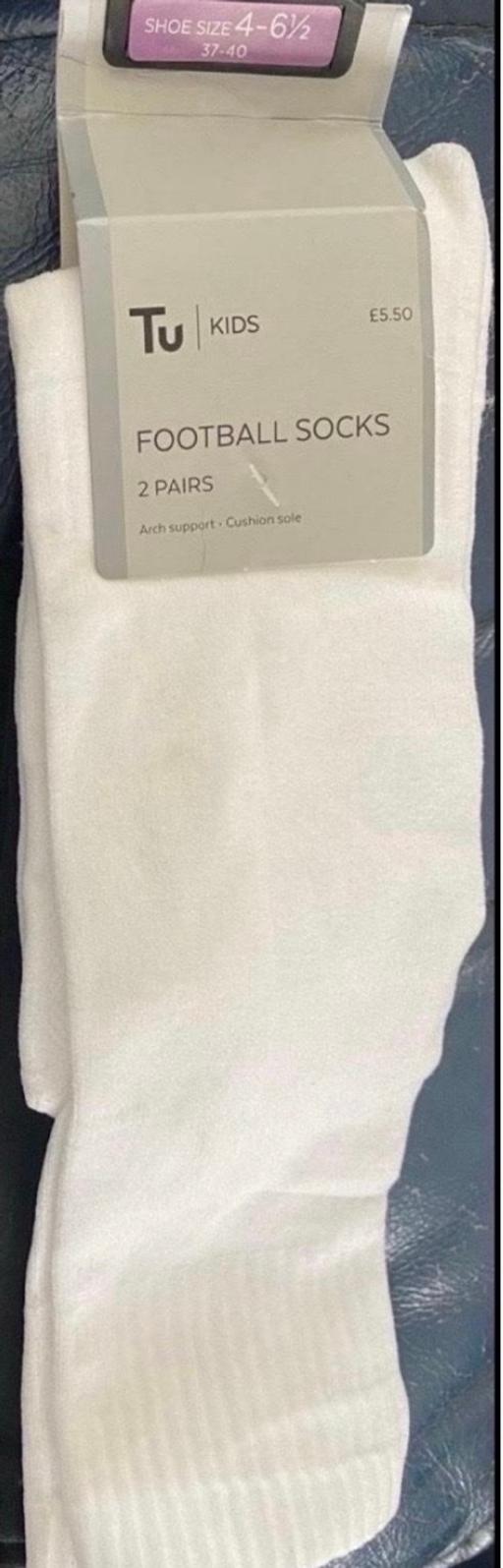  — Kids football or pe socks size 4-6.5