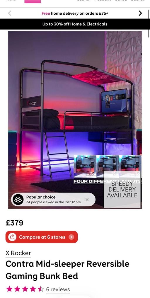  — Rocker sleeper bed