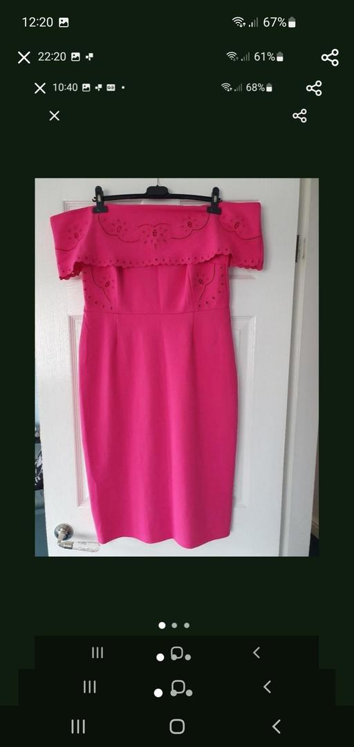  — ladies pink dress river island