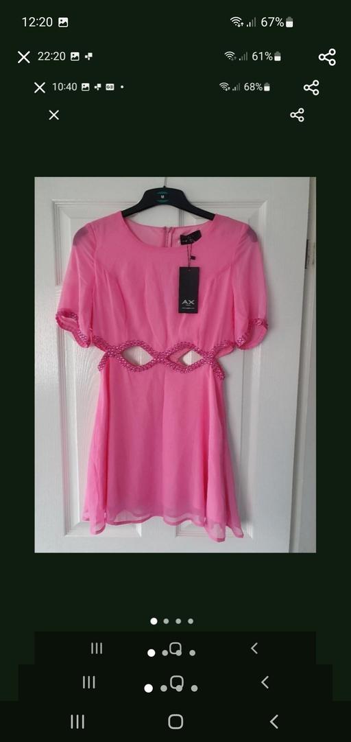  — ladies pink dress NEW