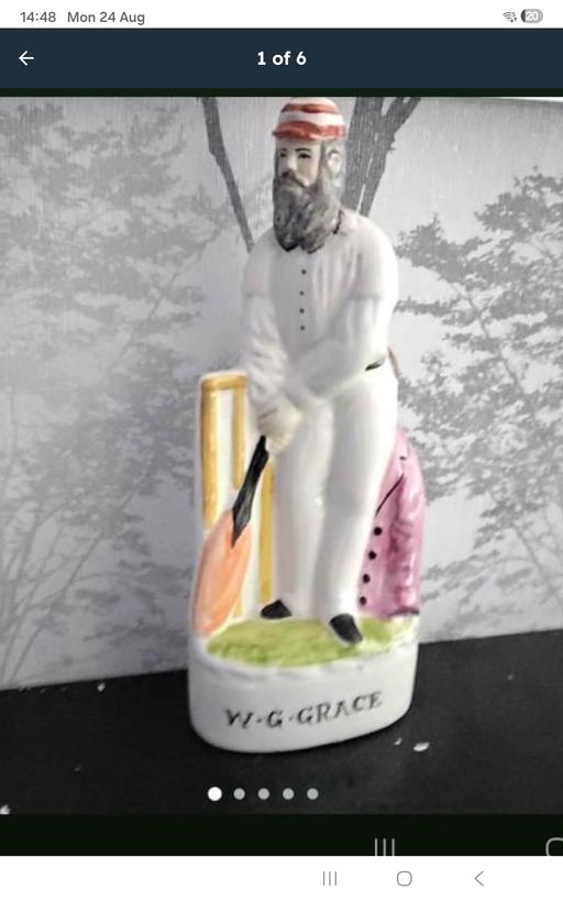  — old Staffordshire figure W G GRACE cricket