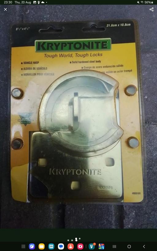  — Krytonite Van lock