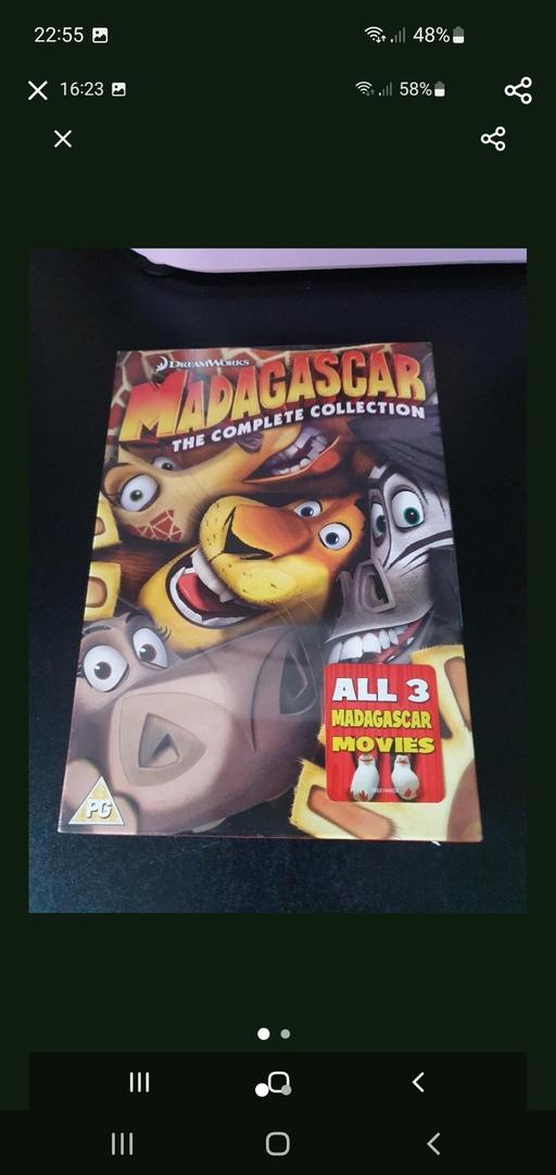  — Madagascar dvd collection NEW